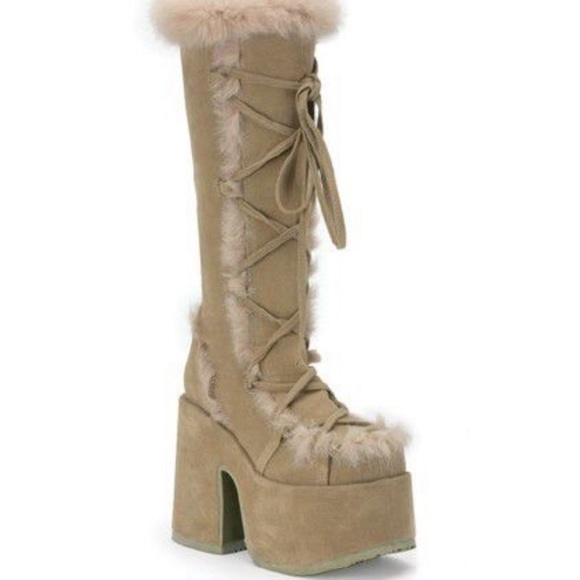 demonia fur boots